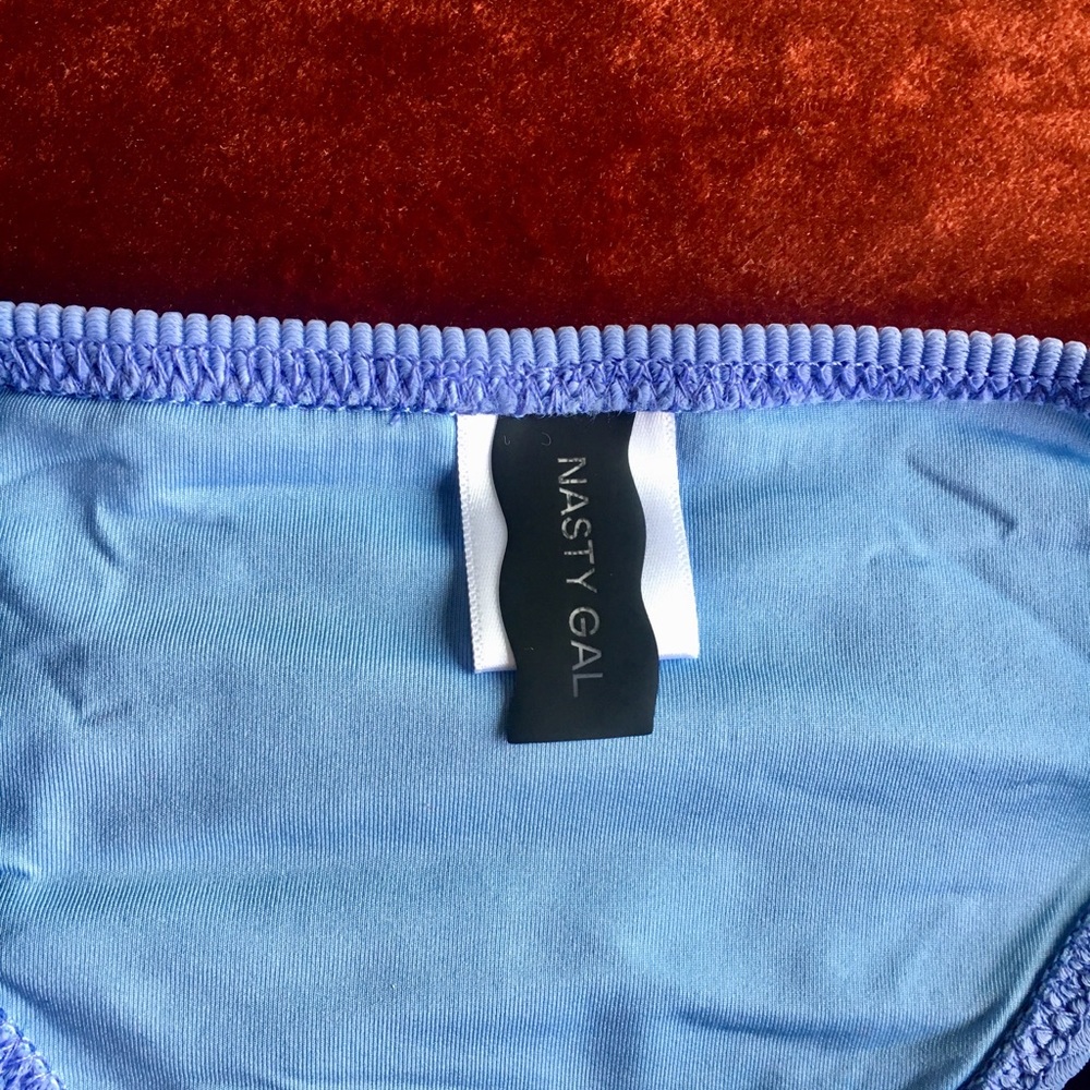 Periwinkle Ribbed Bikini Bottom - Picture 4 of 9